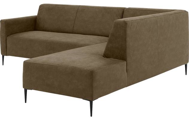 Goossens hoeksalon key west groen micro leer - 8195954-393-03