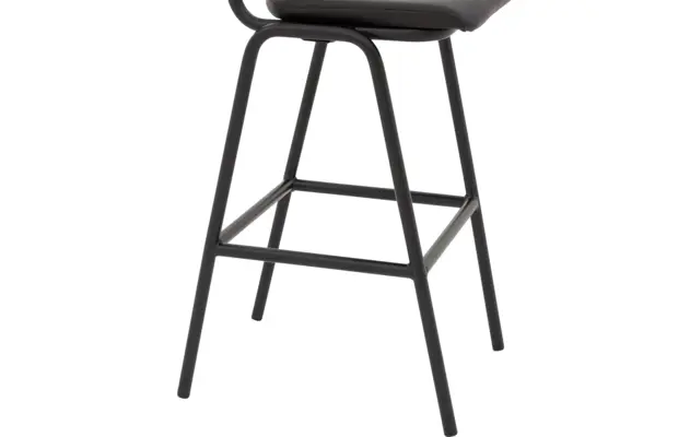 Goossens barkruk chaplin grijs leer - 8195999-04