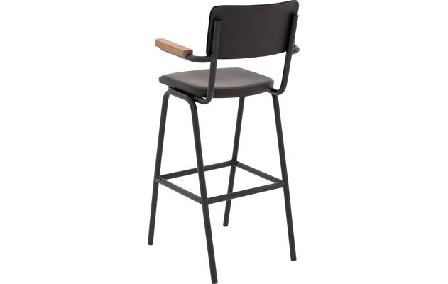 Goossens barkruk chaplin grijs leer - 8196002-03