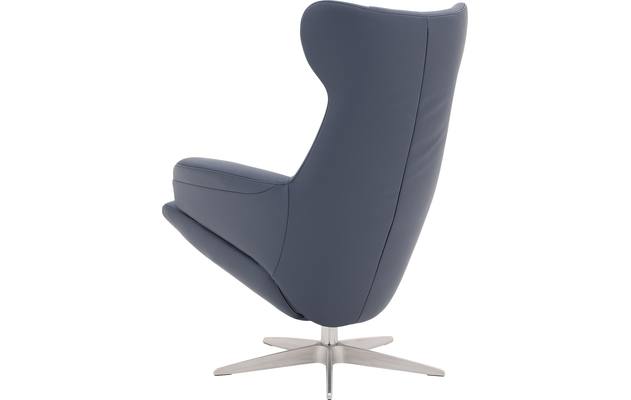 Goossens excellent relaxstoel avec blauw leer - 8196115-03