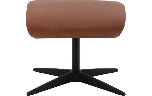 Goossens voetenbank avec bruin leer - 8196117-02