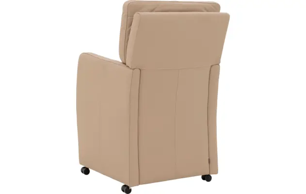 Goossens eetkamerstoel leen wit leer - 8196141-03