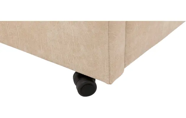 Goossens eetkamerstoel leen beige micro leer - 8196143-05