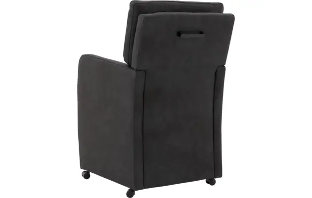 Goossens eetkamerstoel leen grijs microvezel - 8196145-03