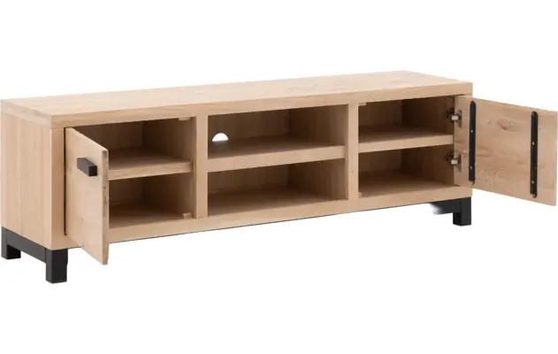 Goossens tv meubel sans blank eiken - 8196218-5