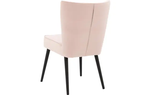 Goossens eetkamerstoel rob roze stof - 8196228-02