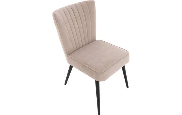 Goossens eetkamerstoel rob grijs stof - 8196231-06