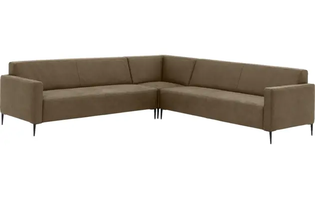 Goossens hoeksalon key west groen micro leer - 8196254-393-02