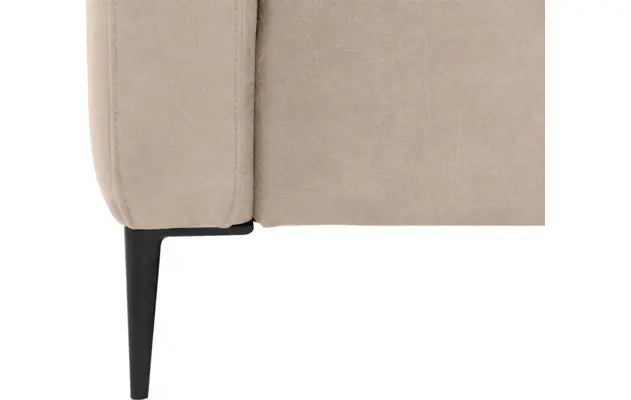 Goossens hoeksalon key west beige micro leer - 8196254-403-05