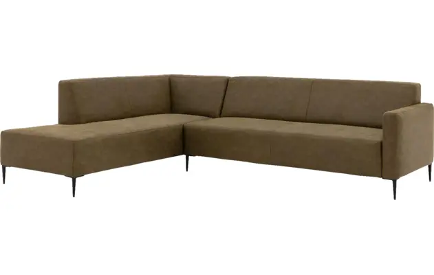 Goossens hoeksalon key west groen micro leer - 8196255-02