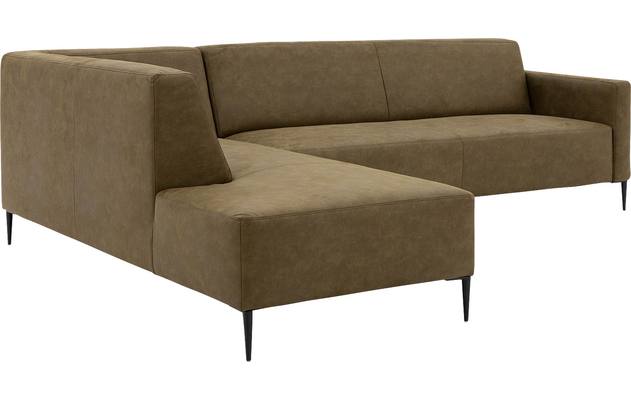 Goossens hoeksalon key west groen micro leer - 8196255-03