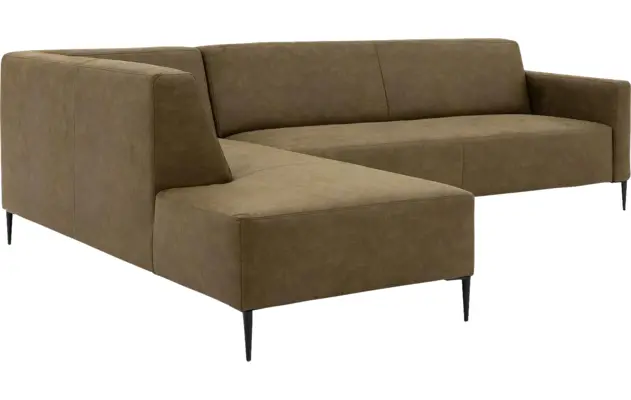 Goossens hoeksalon key west groen micro leer - 8196255-03