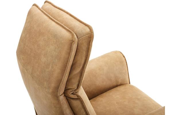Goossens relaxstoel odyssey bruin micro leer - 8196279-06