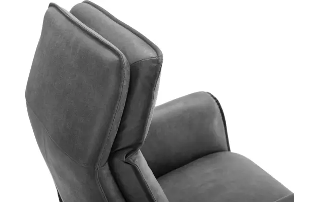 Goossens relaxstoel odyssey grijs micro leer - 8196279-14