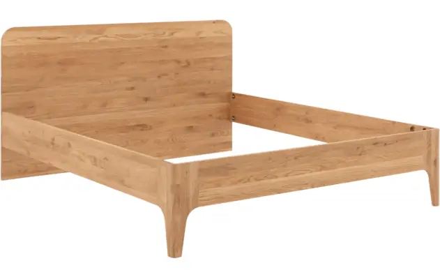 Goossens excellent bedframe curve onbewerkt eiken - 8196831-05