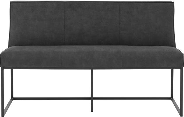 Goossens excellent eetbank tom grijs micro leer - 8200373-02
