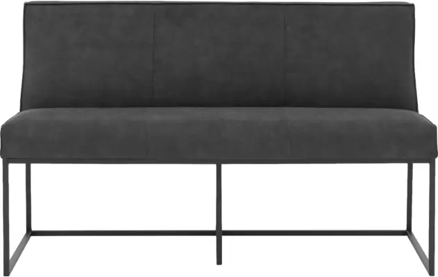 Goossens excellent eetbank tom grijs micro leer - 8200373-02