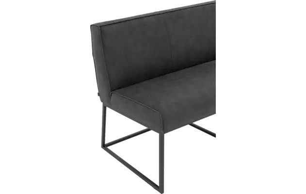 Goossens excellent eetbank tom grijs micro leer - 8200373-04