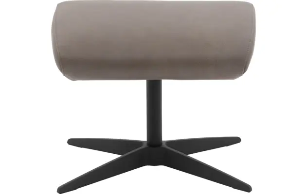 Goossens voetenbank avec grijs leer - 8200441-02