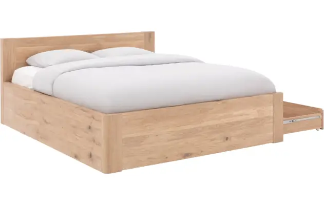Goossens bedframe bibi onbewerkt eiken - 8201295-01
