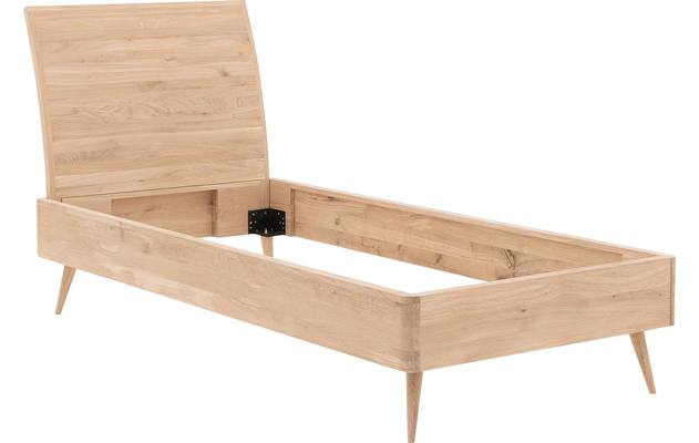 Goossens excellent bedframe dodge onbewerkt eiken - 8201301-05