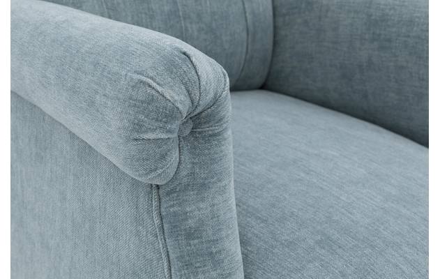 Goossens fauteuil ashton groen stof - 8201314-07