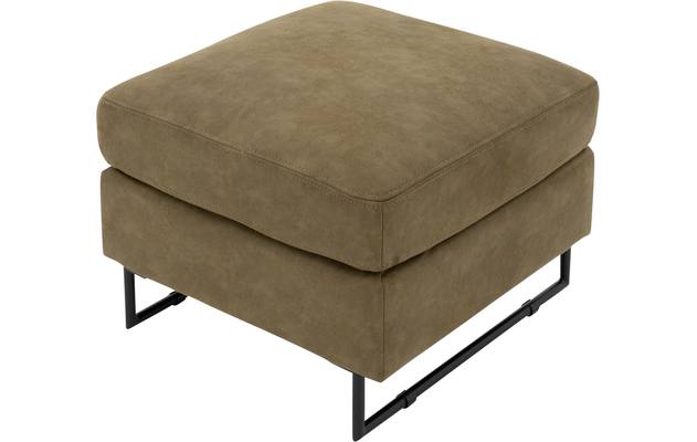Goossens voetenbank jovani groen micro leer - 8201323-3