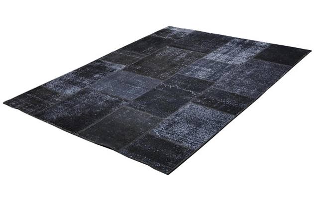 Goossens eco tapijt lancet zwart wol - 8201348-01