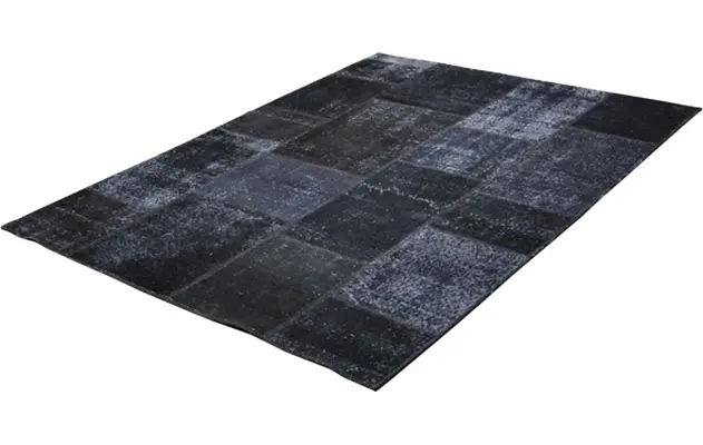 Goossens eco tapijt lancet zwart wol - 8201348-01