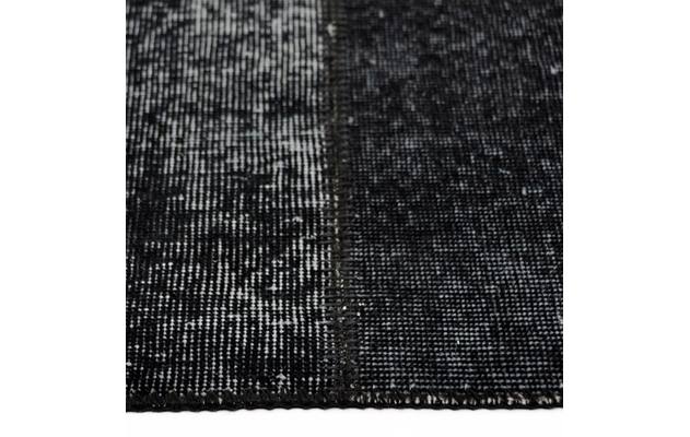 Goossens eco tapijt lancet zwart wol - 8201348-02