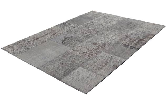 Goossens eco tapijt lancet grijs wol - 8201373-01