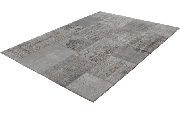 Goossens eco tapijt lancet grijs wol - 8201373-01