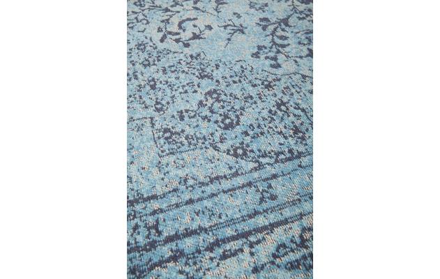 Goossens basic tapijt canto blauw katoen - 8201551-04