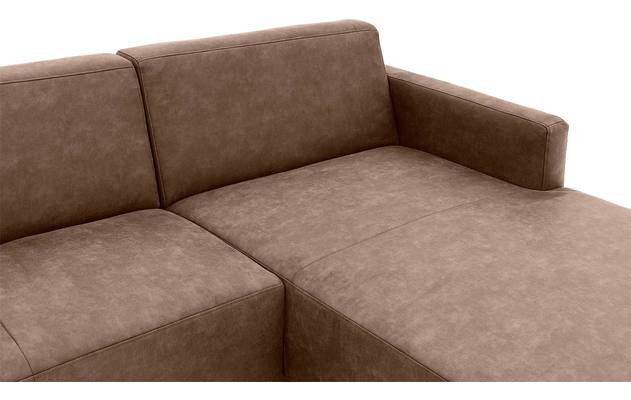 Goossens loungebank key west grijs micro leer - 8201624-394-05