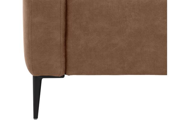 Goossens loungebank key west bruin micro leer - 8201624-395-06