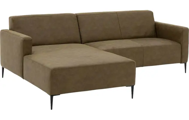 Goossens loungebank key west groen micro leer - 8201624-gespiegeld-04