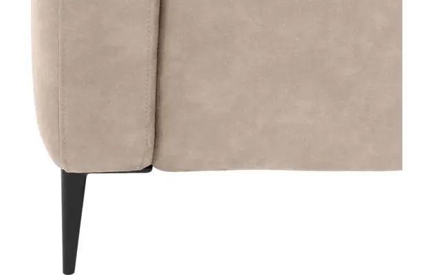 Goossens zitbank key west beige micro leer - 8201995-403-05