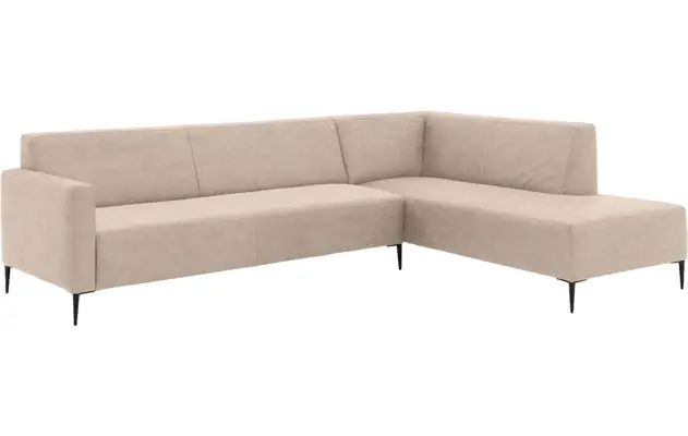 Goossens hoeksalon key west beige micro leer - 8201998-403-02