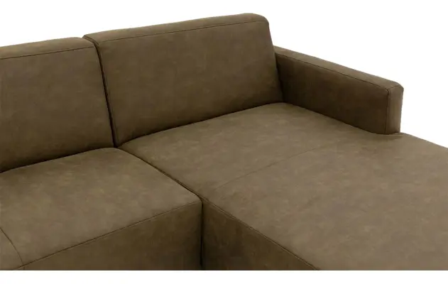 Goossens loungebank key west groen micro leer - 8201999-05