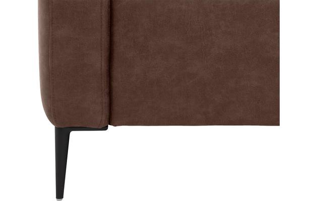 Goossens loungebank key west bruin micro leer - 8201999-396-06