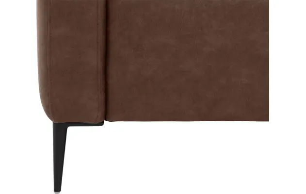 Goossens loungebank key west bruin micro leer - 8201999-396-06