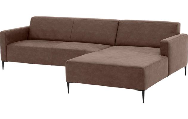 Goossens loungebank key west bruin micro leer - 8202000-396-04
