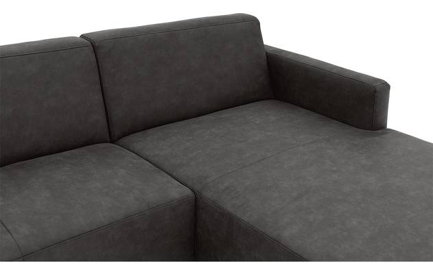 Goossens loungebank key west grijs micro leer - 8202000-400-05