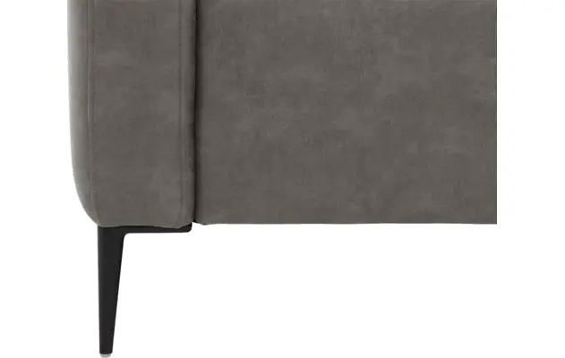 Goossens loungebank key west grijs micro leer - 8202000-402-06