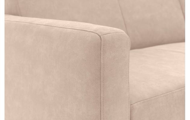 Goossens loungebank key west beige micro leer - 8202000-403-07