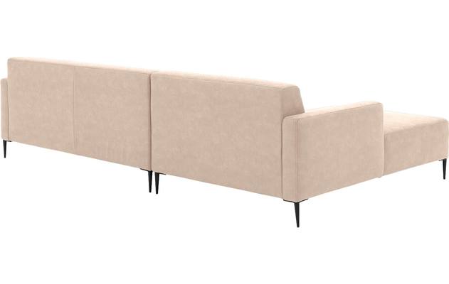 Goossens loungebank key west beige micro leer - 8202000-403-gespiegeld-03