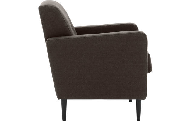 Goossens fauteuil hipp bruin stof - 8202002-370-04