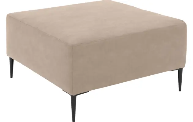 Goossens voetenbank key west beige micro leer - 8202017-403-02