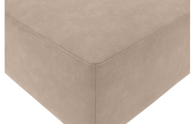 Goossens voetenbank key west beige micro leer - 8202017-403-04