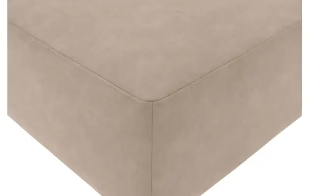 Goossens voetenbank key west beige micro leer - 8202017-403-04